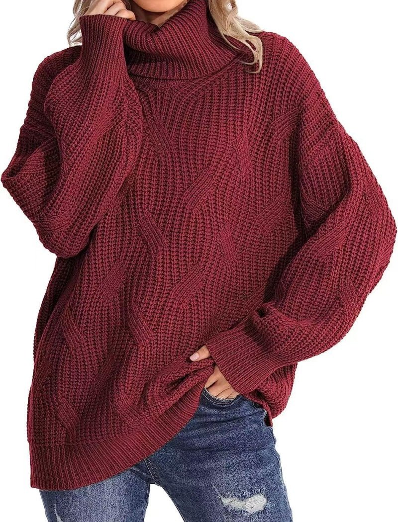Chunky Knit Turtleneck Sweater