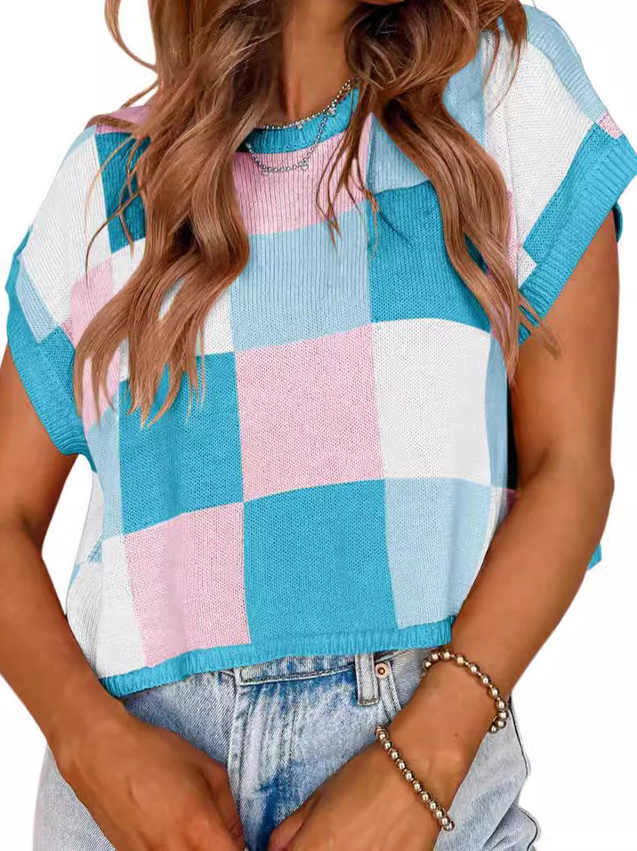 Colorblock Knit Sweater