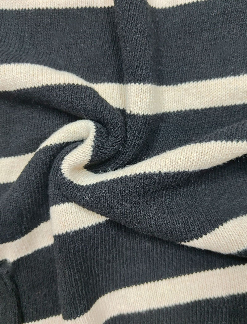 Colorblock Striped Loose Knit Sweater