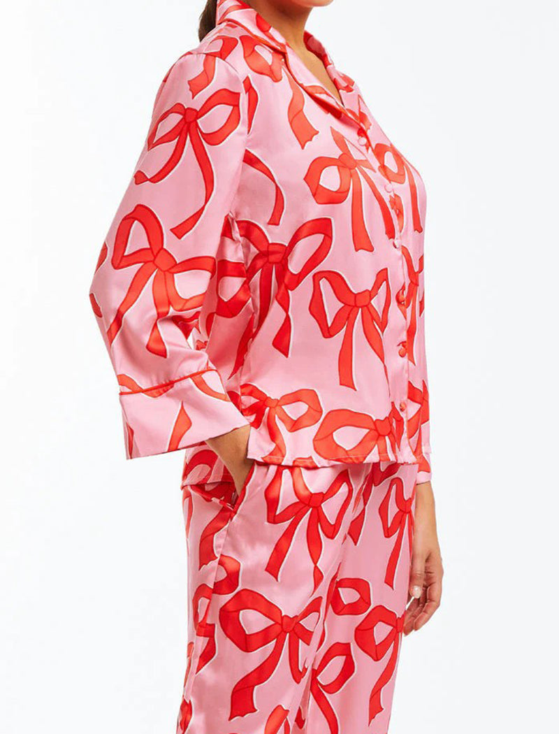 Bow Loungewear Two-Piece Set