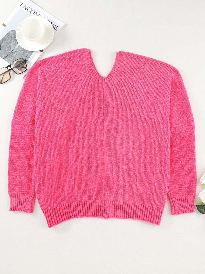 Button-Front Pocket Cardigan