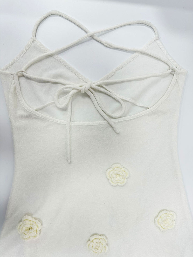 Rosette Bodycon Maxi Cami Dress