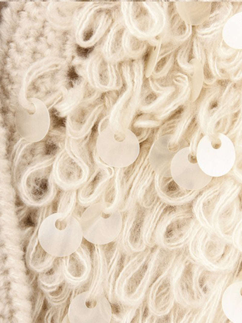 Textured Open-Front Cardigan