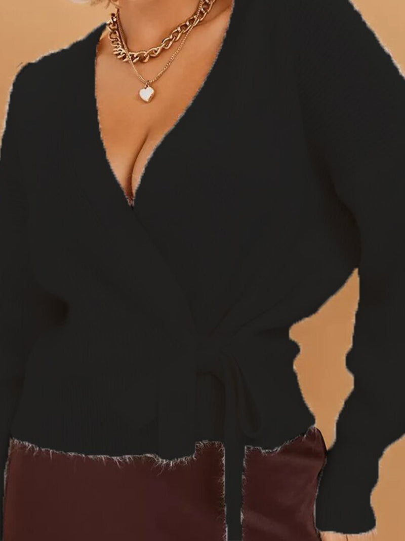 Wrap Tie Sweater