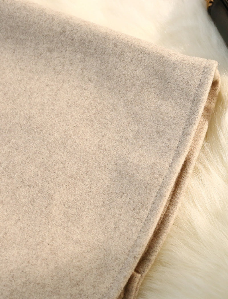 High-Waisted Pencil Skirts in Neutral Tones