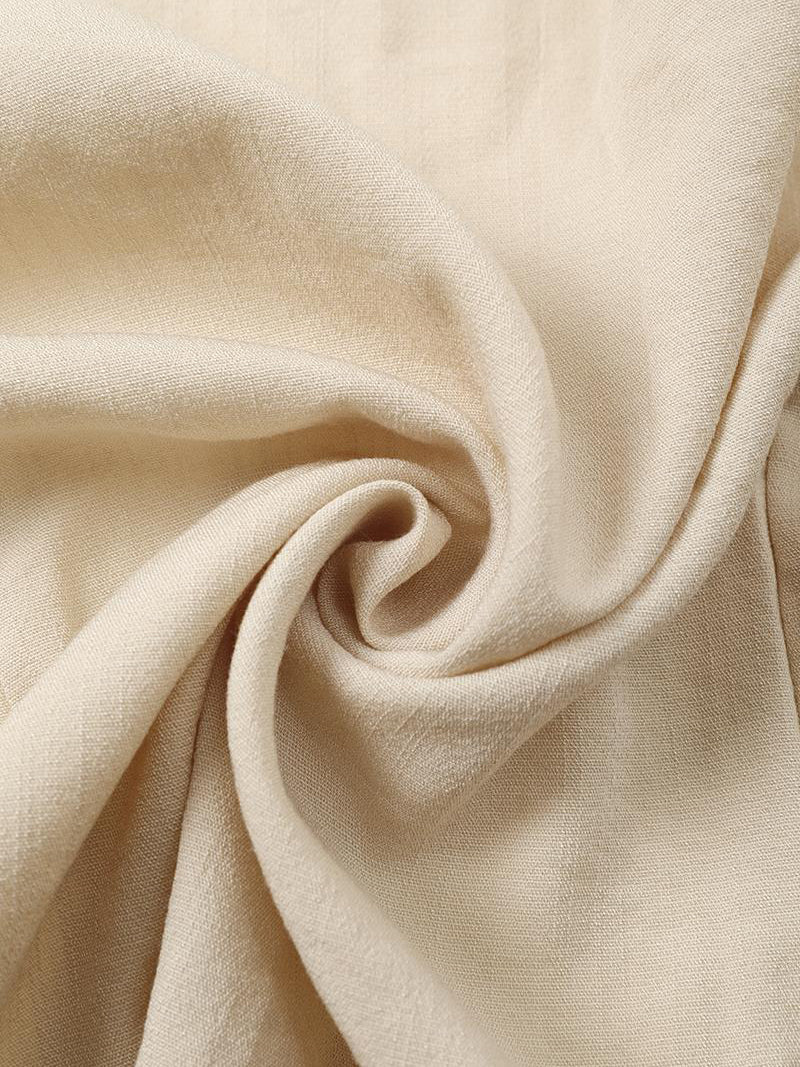 Solid Blazer and Drawstring Pants Set