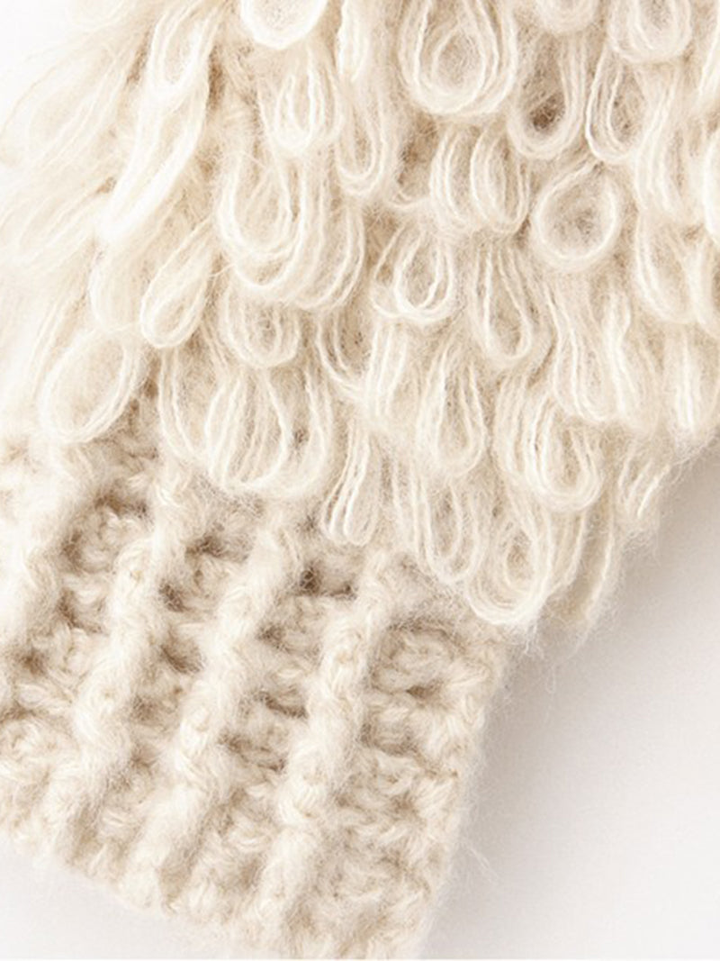 Textured Open-Front Cardigan