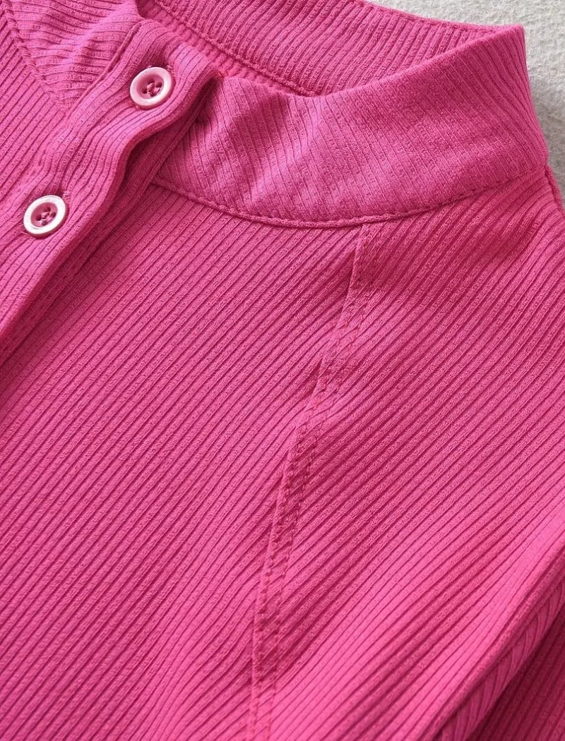 Ribbed Slim Fit Thumbhole Top