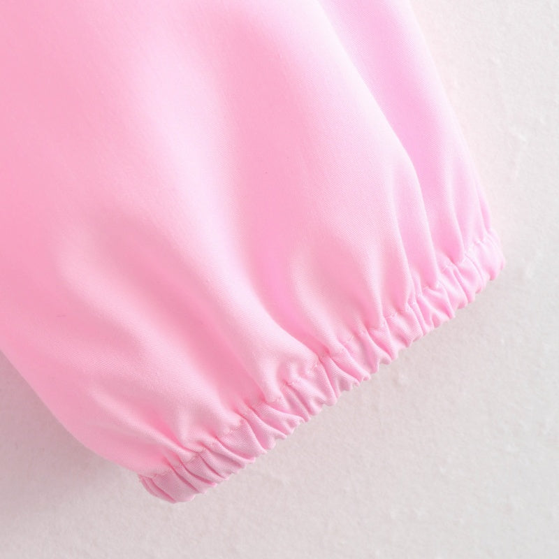 Tie-Front Peplum Blouse