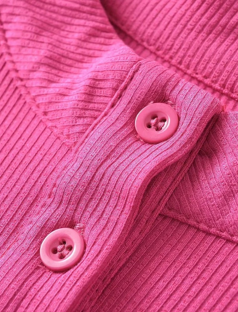 Ribbed Slim Fit Thumbhole Top