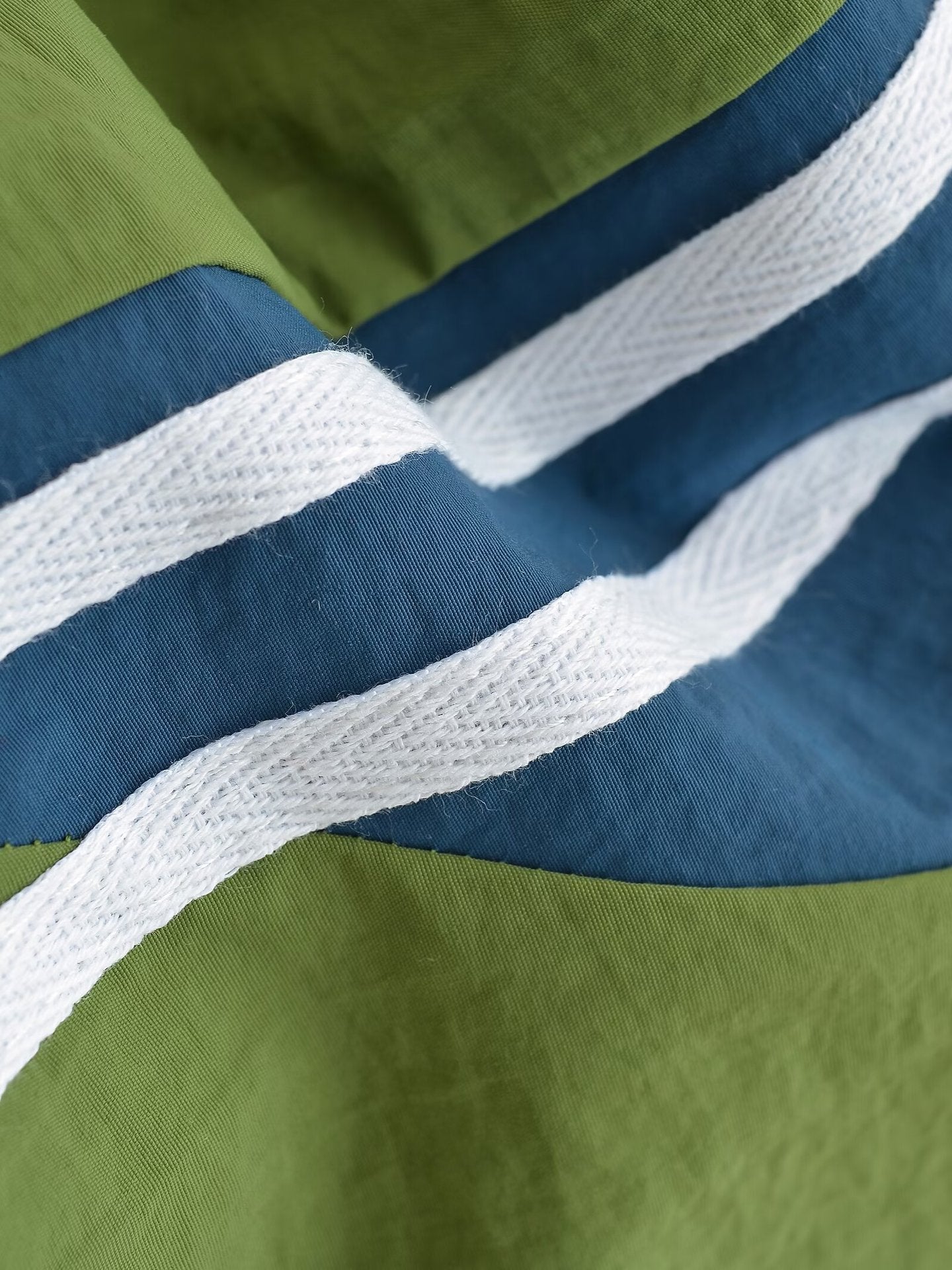 Colorblock Striped Wide-Leg Pants