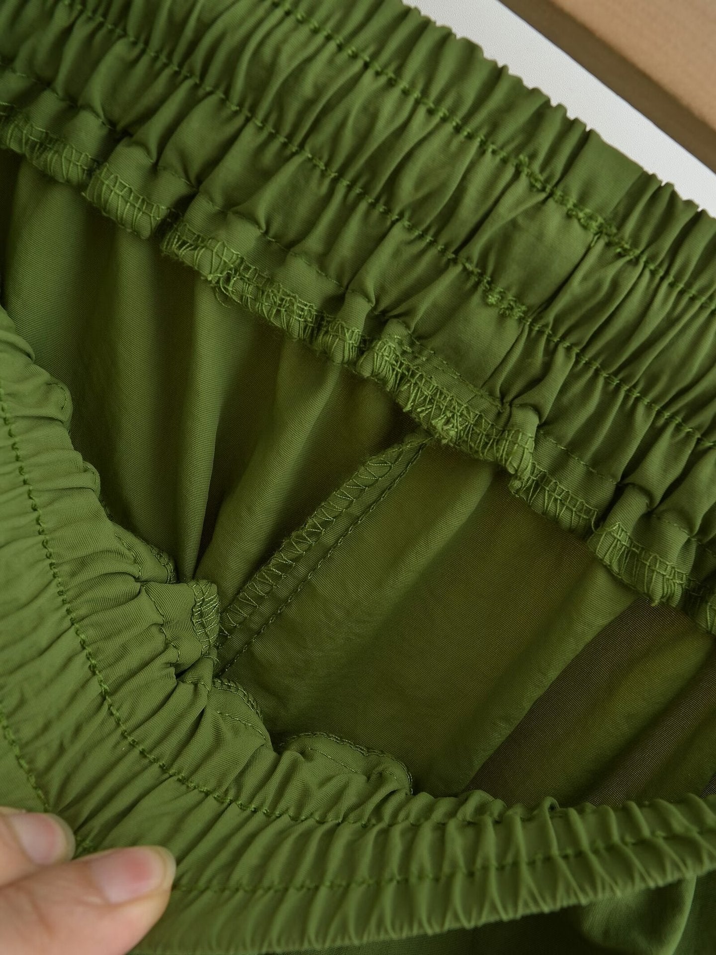 Colorblock Striped Wide-Leg Pants