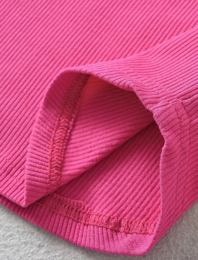 Ribbed Slim Fit Thumbhole Top