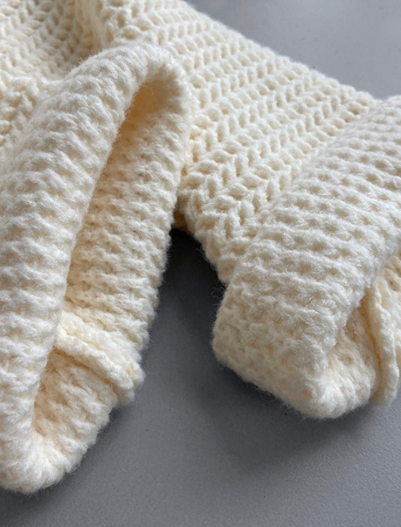 Twist Solid Knit Cardigan