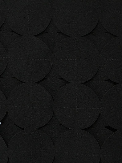 Cutout Circle Layered Midi Skirt