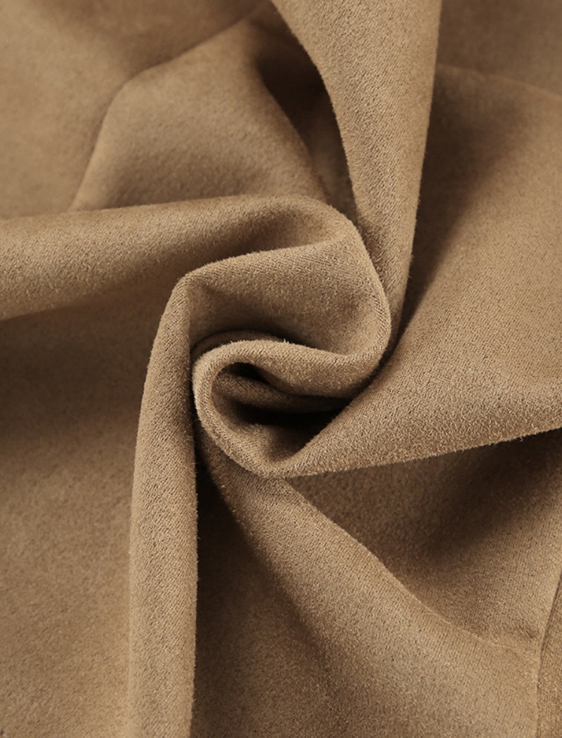 High-Slit Maxi Skirt with Fitted Waist