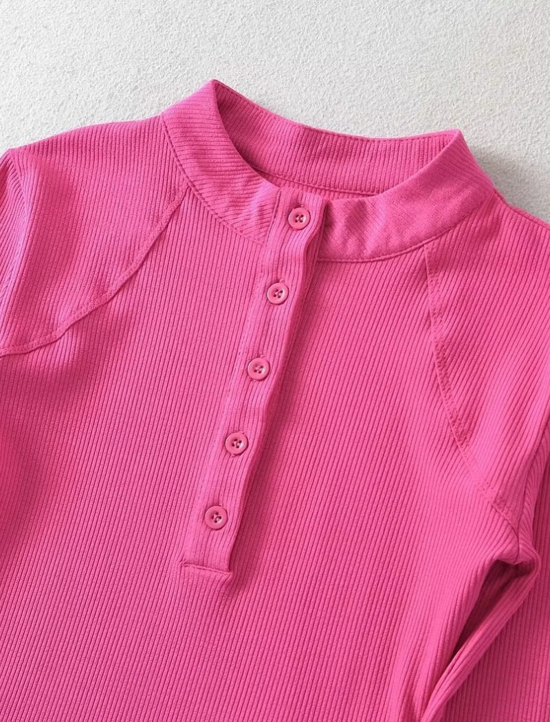 Ribbed Slim Fit Thumbhole Top