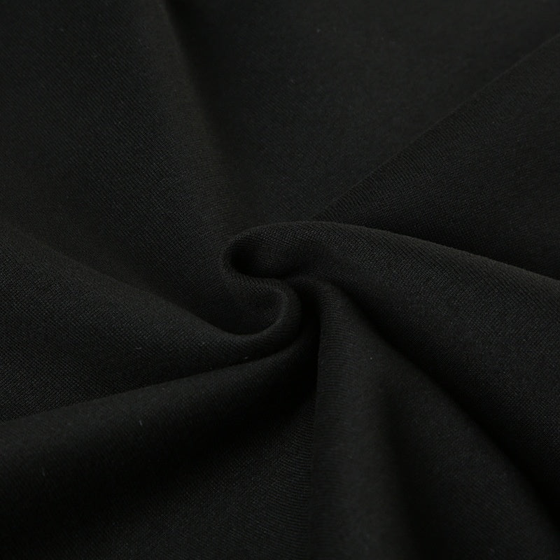 Hooded Fuzzy Patchwork Jacket