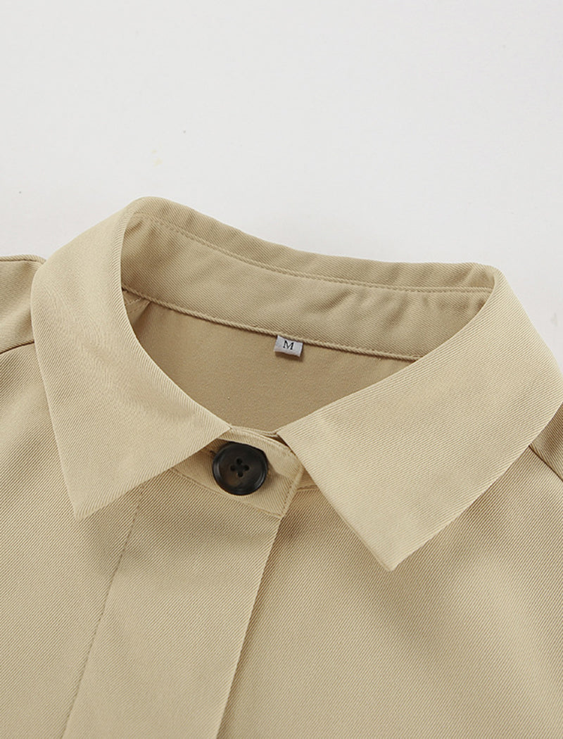 Collared Casual Loose Jacket