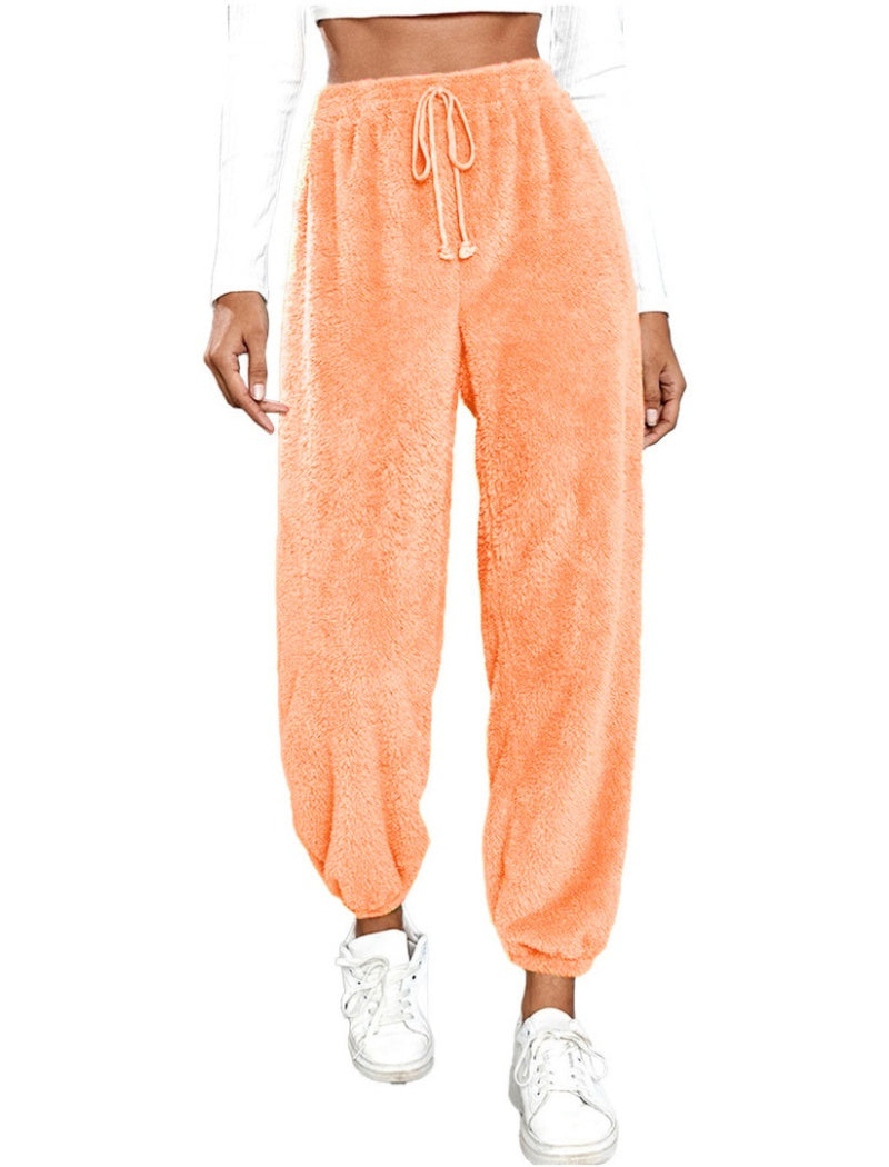 Loose Fit Fuzzy Lounge Pants