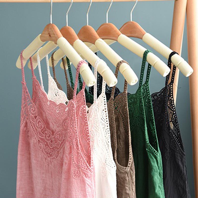 Lace-Trim Cutout Cami Top