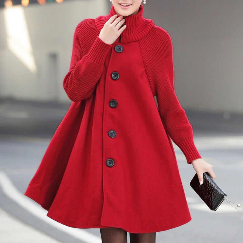 Oversized Cape Trench Coat