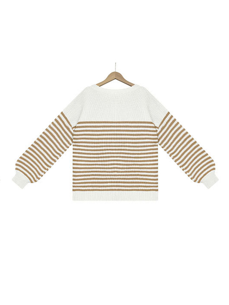 Striped Knit Sweater