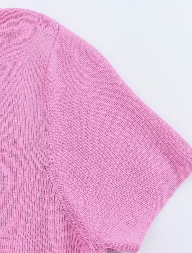 Ruched Button-Up Top