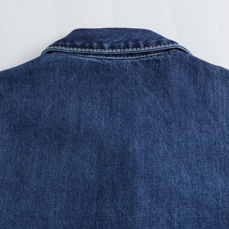 Classic Denim Long Jacket