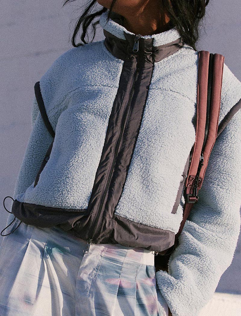 Contrast Trim Jacket