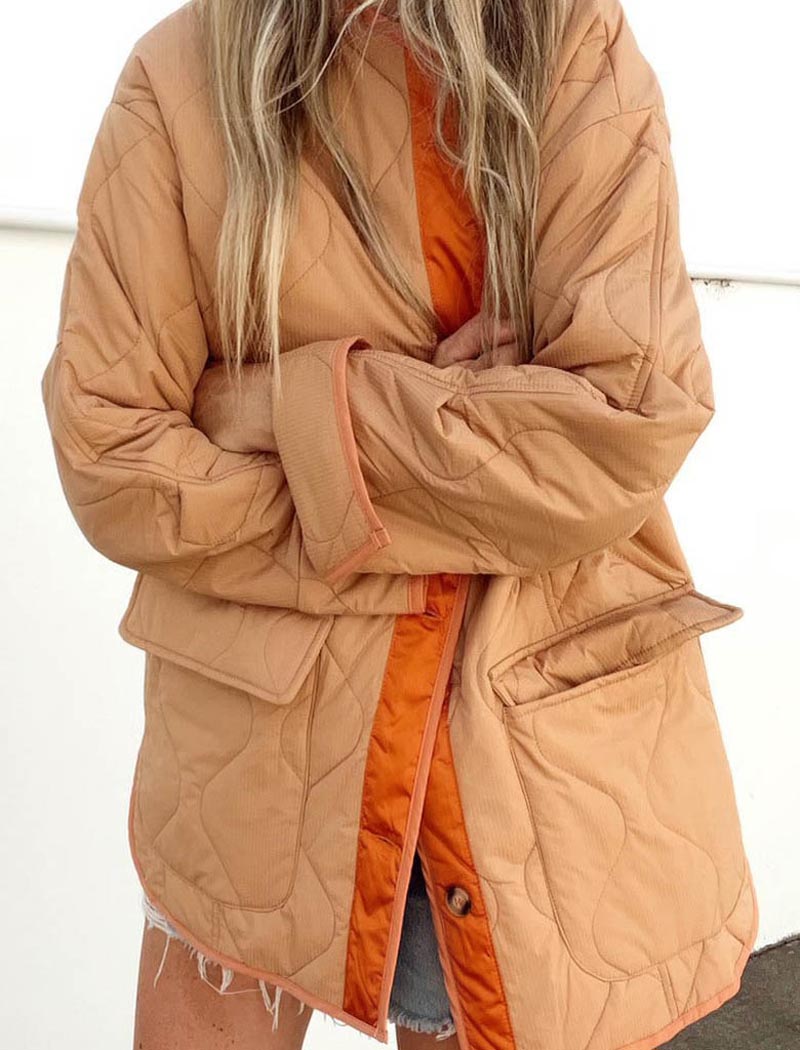 Quilted Colorblock Jacket