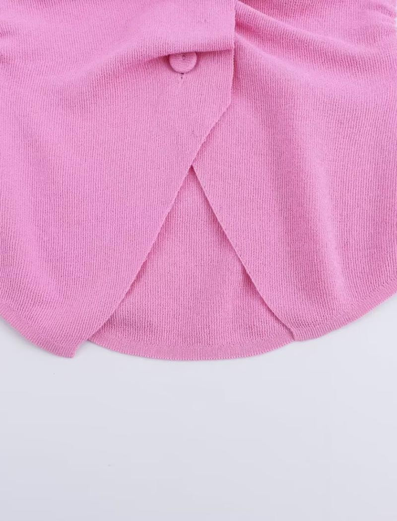 Ruched Button-Up Top