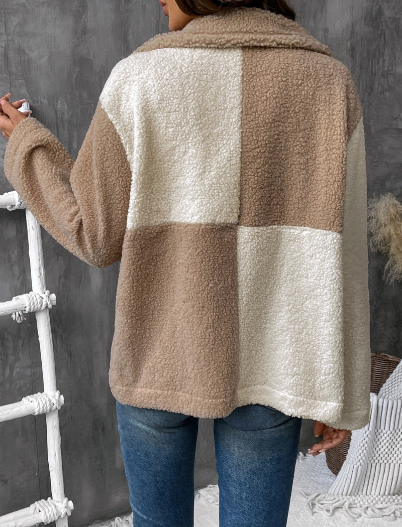 Button-Up Textured Jacket