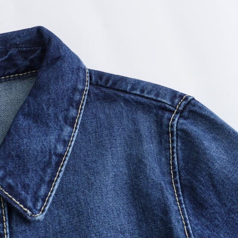 Classic Denim Long Jacket