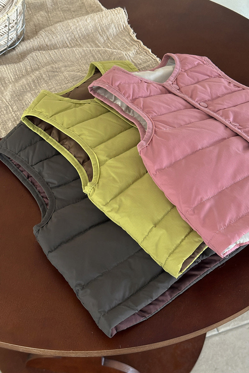 Sleeveless Quilted Vest (Kids)