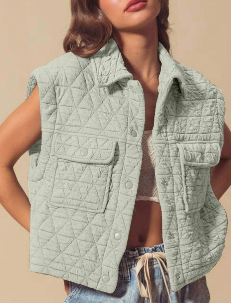 Sleeveless Quilted Vest