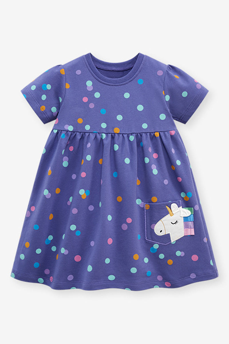 Polka Dot Pocket Dress (Kids)