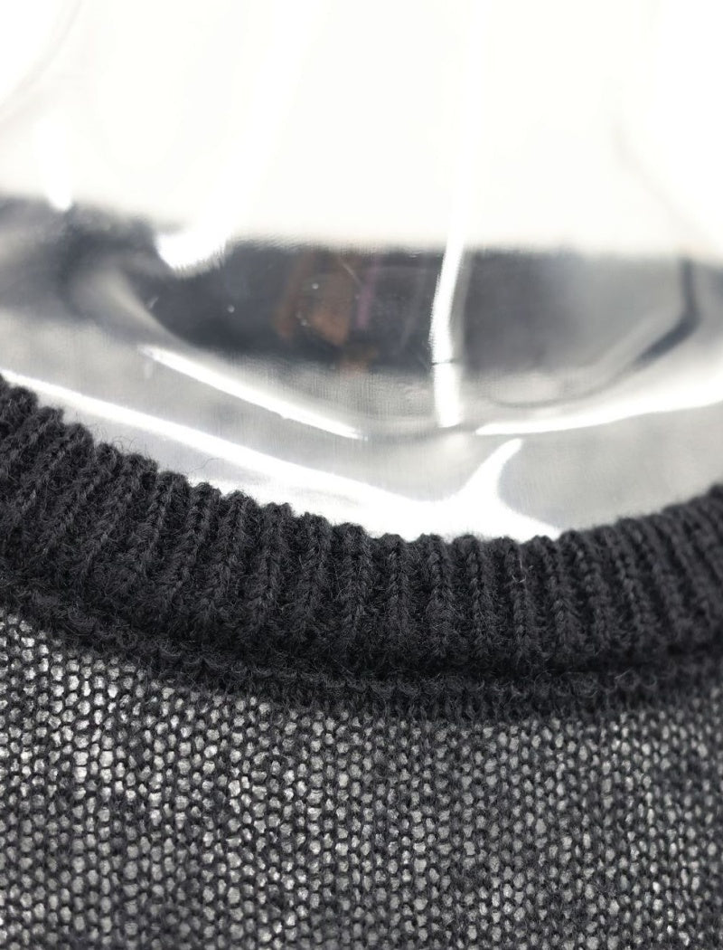 Sheer Fuzzy Knit Pullover