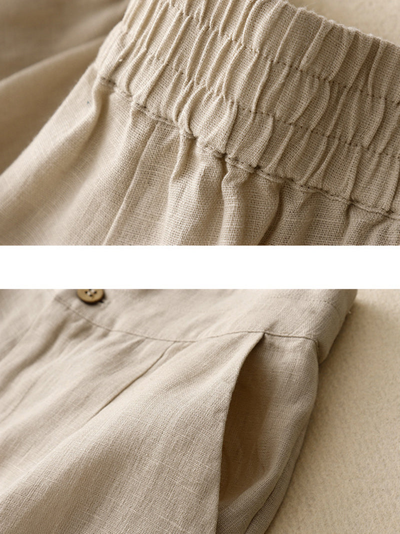 High-Waisted Wide-Leg Pants