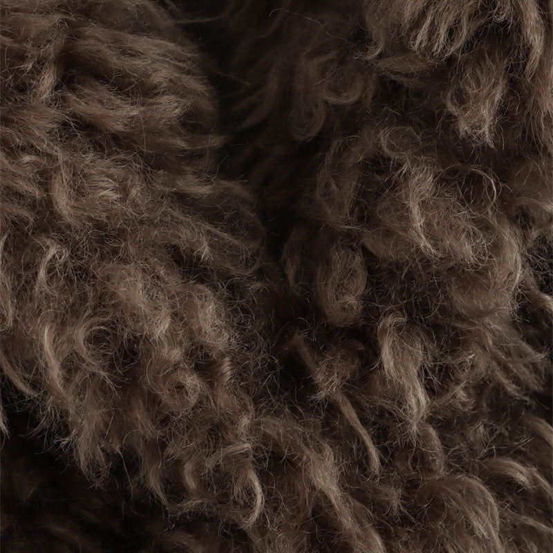 Fluffy Faux Fur Coat