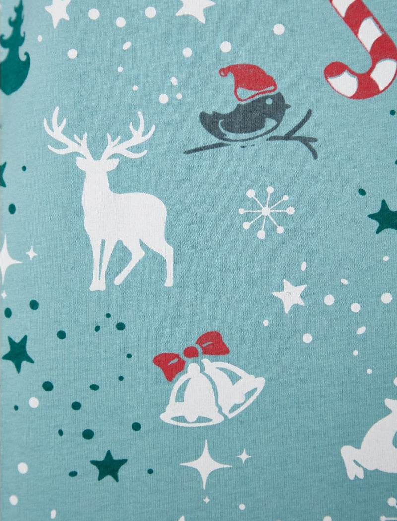 Christmas Print Pajama Pants Set
