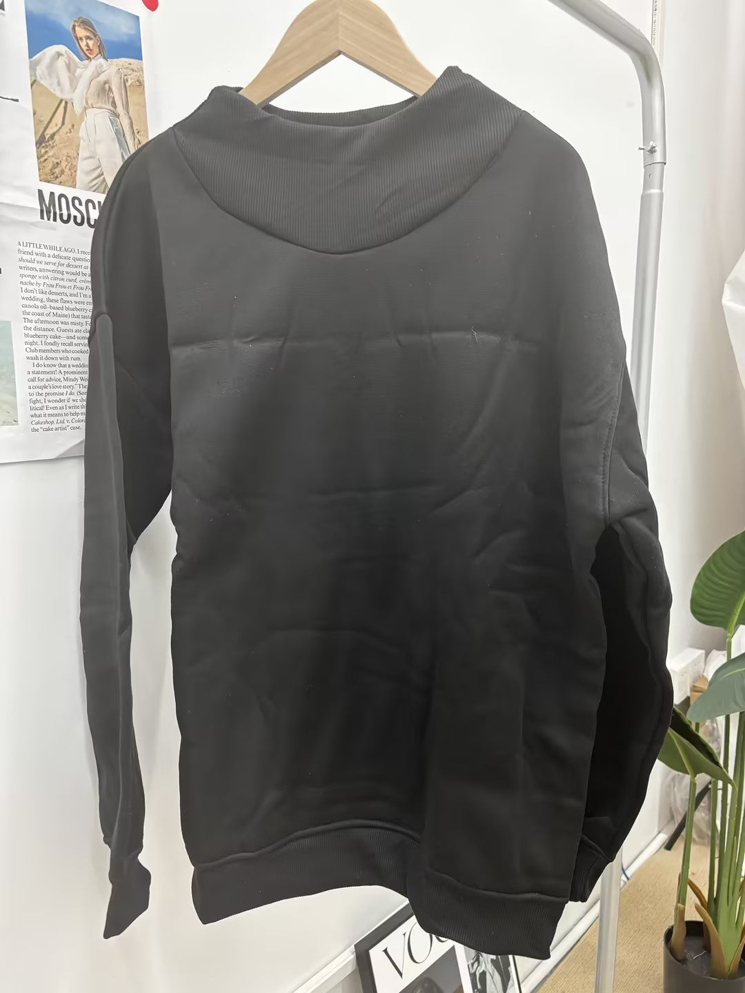 Mock Neck Oversized Pullover