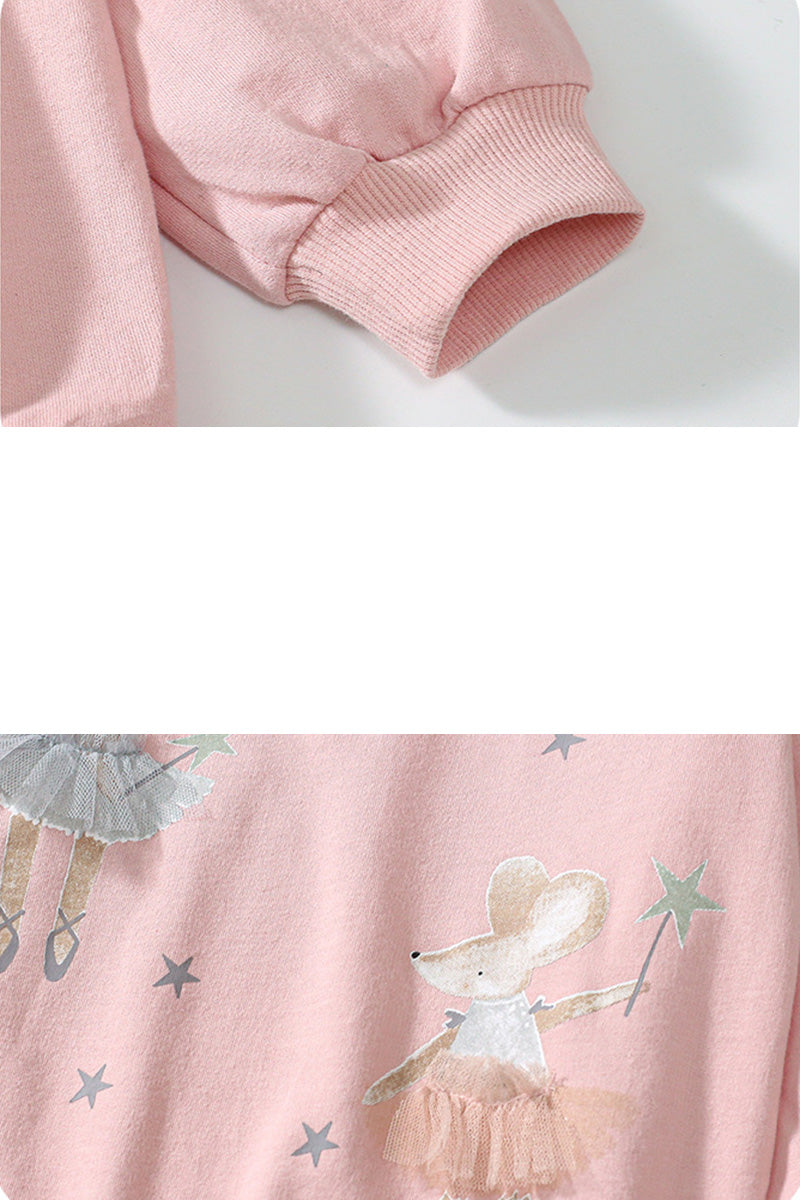 Mouse Print Top and Leggings Set (Kids)