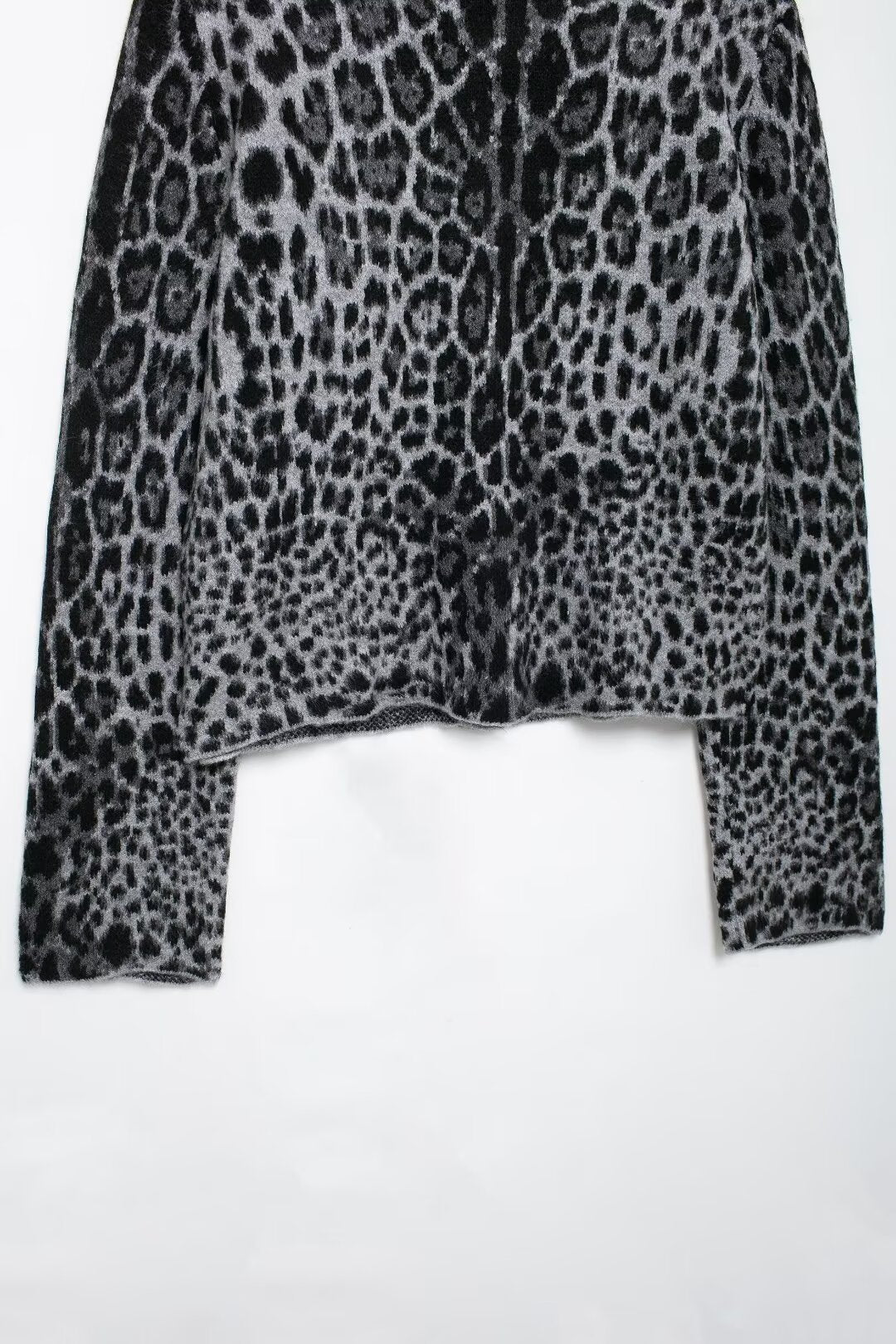 Leopard Print Button-Down Jacket