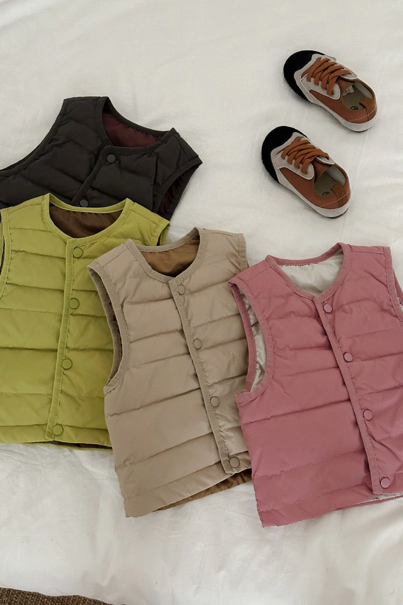 Sleeveless Quilted Vest (Kids)