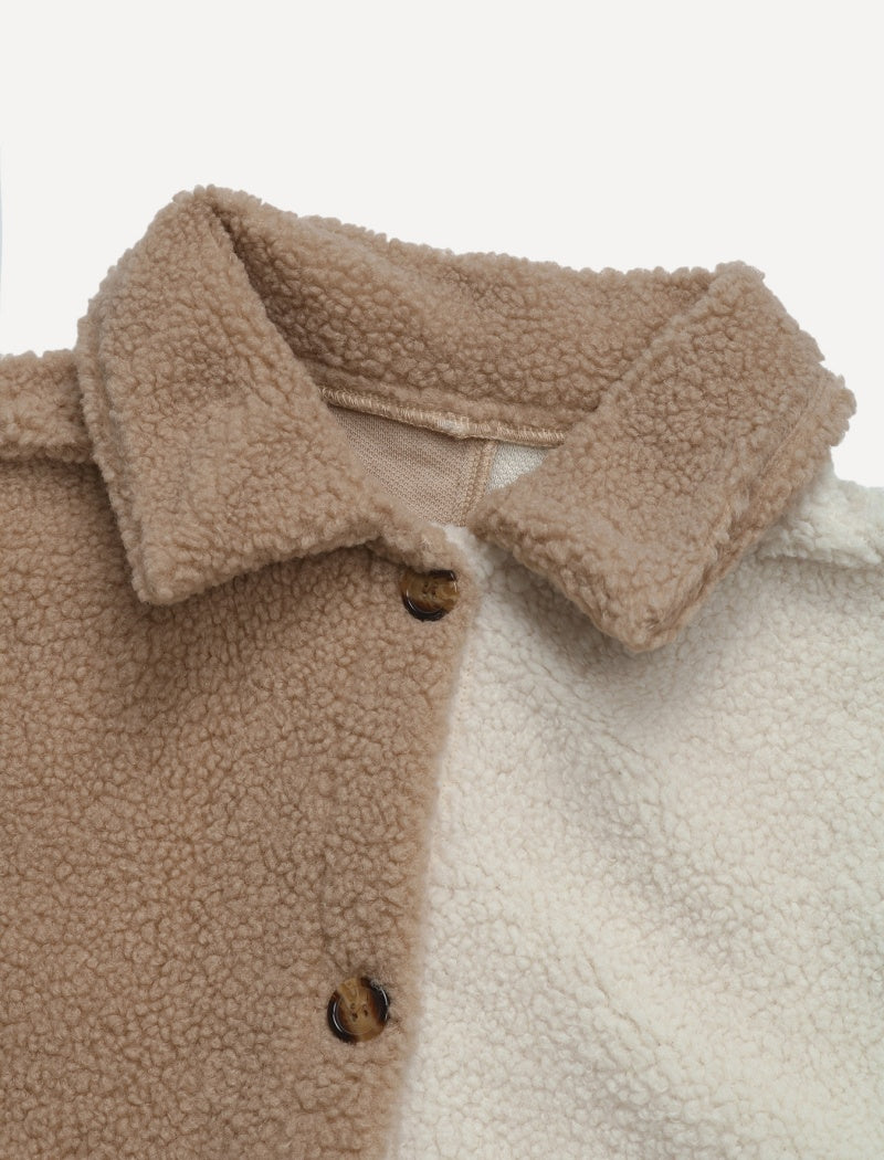 Button-Up Textured Jacket