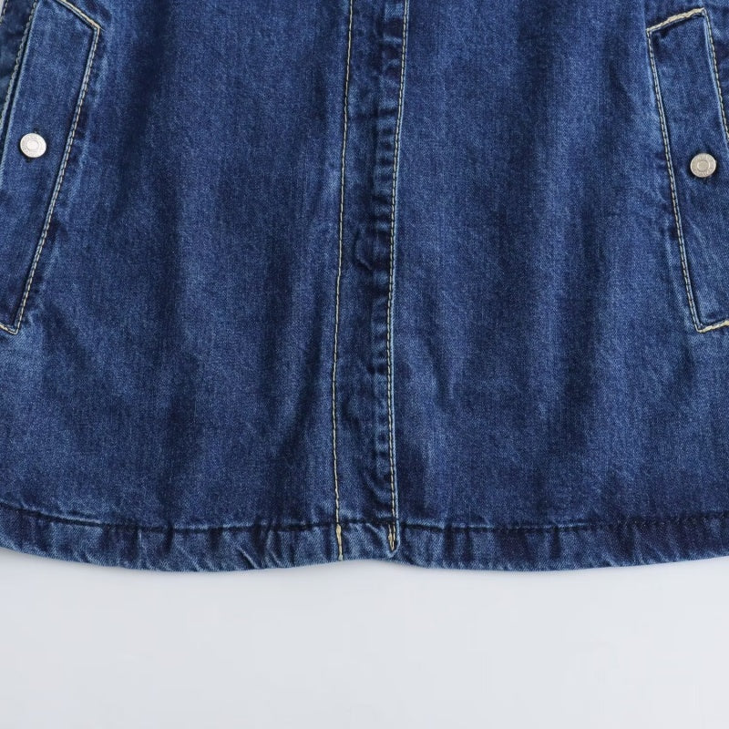 Classic Denim Long Jacket
