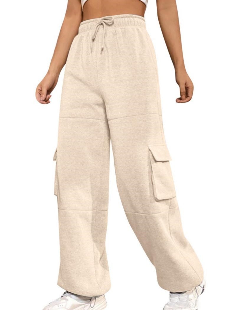 Wide-Leg Cargo Pants