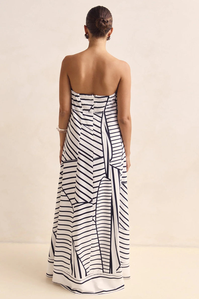 Strapless Flowy Sundress