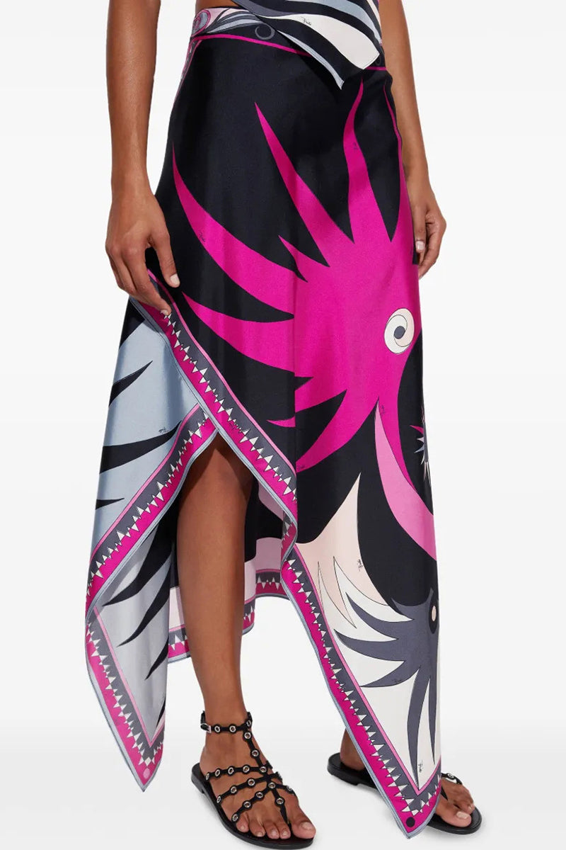 Halter Neck Asymmetrical Sundress